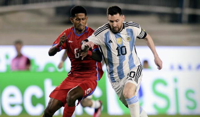 El marcador se abrió en los últimos 20' del 2do tiempo tras la reacción rápida del plantel dirigido por Lionel Scaloni, pues era complicado perpetrar la valla del conjunto panameño. Foto: Selección Argentina   