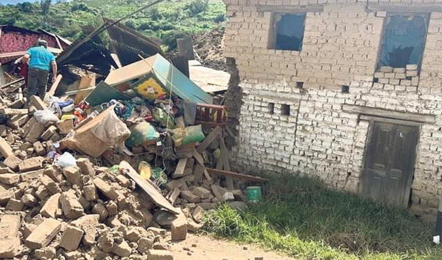 Daños. Hay más de 15 viviendas destruidas en zona afectada. Foto: difusión   
