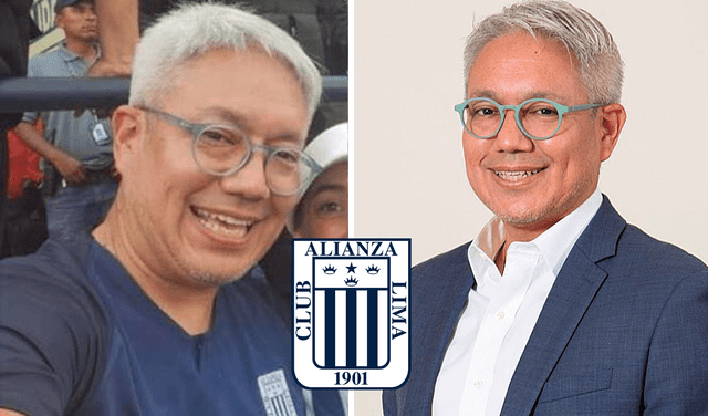 Carlos Hiraoka ha sido visto en el estadio de Matute alentando a Alianza Lima en la Liga 1. Foto: composición LR   