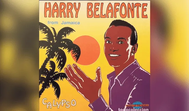 Belafonte editó el disco llamado 'Calypso' el cual tuvo gran éxito y puso de moda el ritmo caribeño. Foto: difusión   