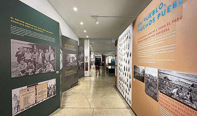 Historia. El LUM exhibe información sobre los años de violencia que vivió el país. Foto: difusión   