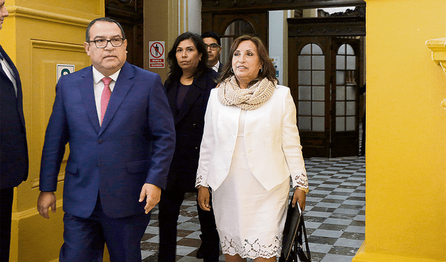  Ejecutivo. Boluarte y Otárola, a la cabeza de este Gobierno. Foto: Félix Contreras/La República   