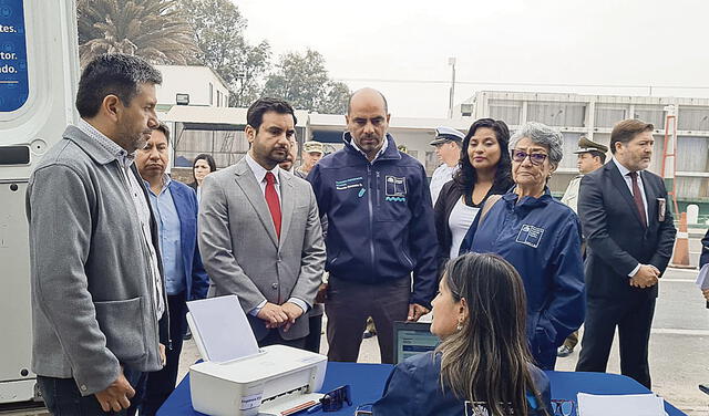 Chile. Jaime Bajardo anuncia registro de migrantes varados. Foto: difusión   