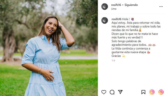  Rosa Fuentes vuelve a abrir su cuenta de Instagram. Foto: Instagram   