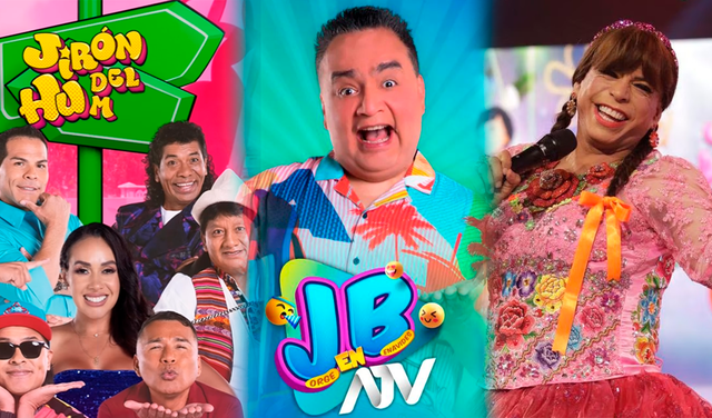  "Jirón del humor", "JB en ATV" y "El Reventonazo" se enfrentaron este sábado 6 de mayo. Foto: composición/Jirón del humor/JB en ATV/Instagram/difusión<br><br>  