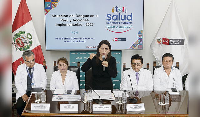 Ministra. Gutiérrez dice que hospitales aún tienen espacio. Foto: difusión   