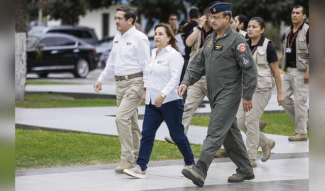 Insiste. Boluarte niega que hubo ejecuciones extrajudiciales. Foto: difusión   