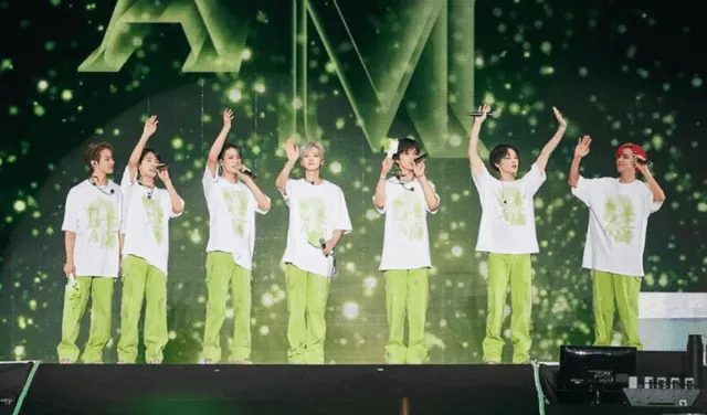 El color oficial de NCT Dream es verde neón. Foto: SM Entertainment.   