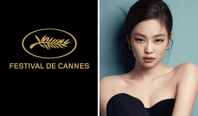 Jennie en Cannes 2023. Foto: composición LR/Cannes/YG 