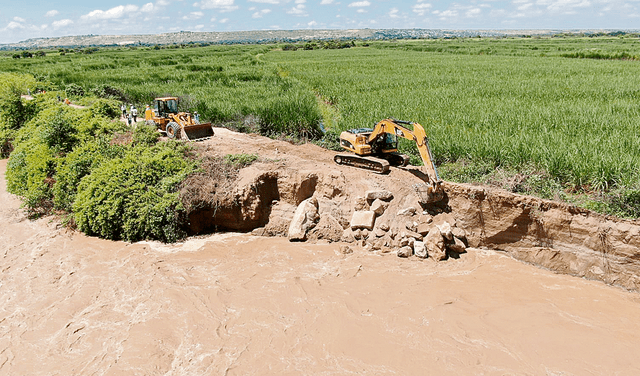  Trabajos. Quedan cinco meses para limpiar ríos y quebradas. Foto: difusión   