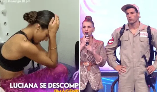 Luciana Fuster sufrió un golpe en los ensayos de la final de "Baila conmigo". Foto: composición LR/América TV - Video: América TV   