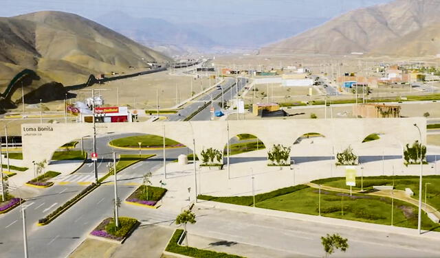 Terreno en Chilca. En 30 de las 90 hectáreas que Centenario le compró a Sada Goray, ya construyó una urbanización sabiendo que faltaba sanear el predio. Foto: difusión   