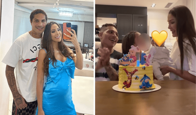  Ana Paula Consorte mostró el festejo del primer mes de su hijo con Paolo Guerrero. Foto: composición LR/ Capturas de Instagram   