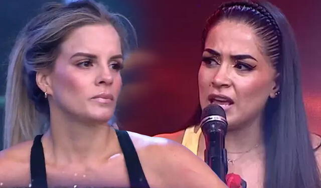  Alejandra Baigorria y Onelia Molina se enfrentaron desde el primer día del regreso de 'La Patrona' a "EEG". Foto: composición LR/captura América TV    