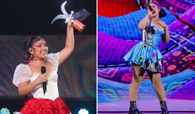 Milena Warthon dio el triunfo al Perú en el Festival de Viña del Mar 2023. Foto: composición LR/ Capturas de Instagram   