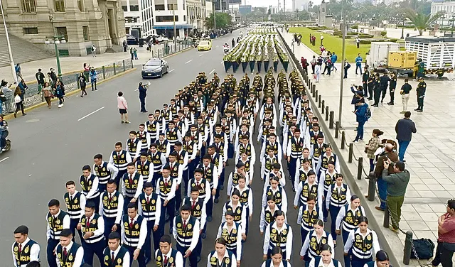  Régimen cívico. PNP señala que fue un ensayo. Lo cierto es que se repite la figura de febrero. Foto: difusión   