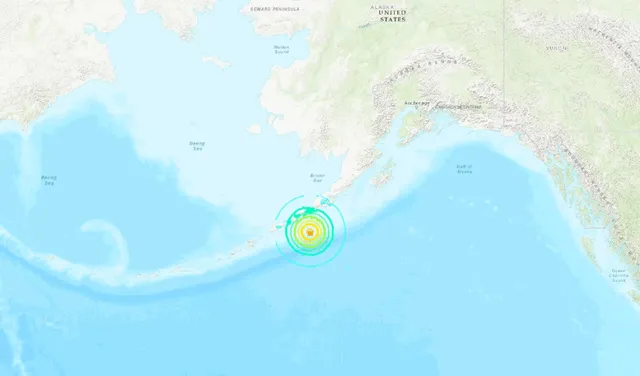  Se descartó la alerta de tsunami. Foto: USGS<br>    