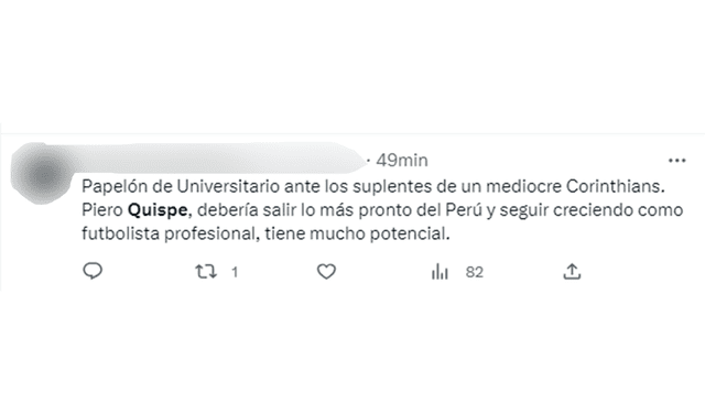  Reacciones de los usuarios a Piero Quispe. Foto: Twitter    