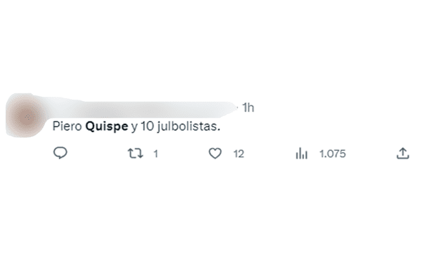  Reacciones de los usuarios a Piero Quispe. Foto: Twitter    