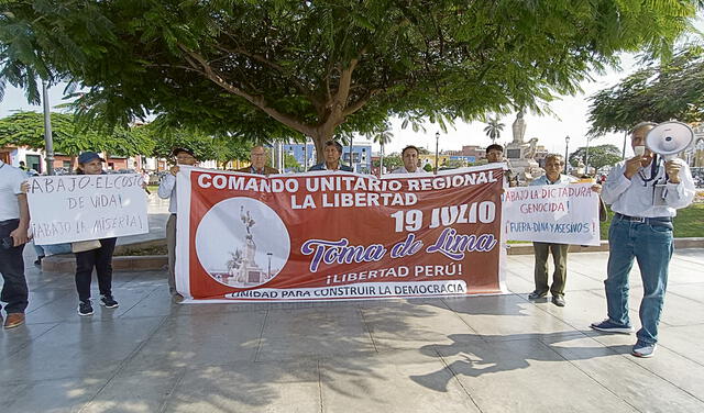  Trujillo. Marcharán por la democracia en La Libertad. Foto: Sergio Verde/La República    