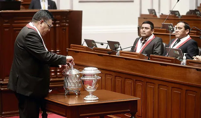  Sufragio. Votación en el Congreso será presencial y secreta. Foto: difusión   