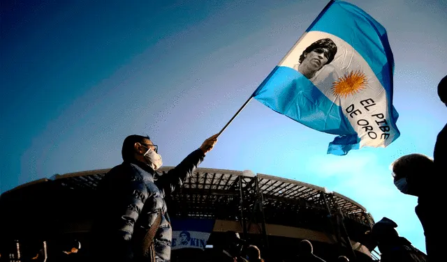 Bandera de Argentina, Maradona