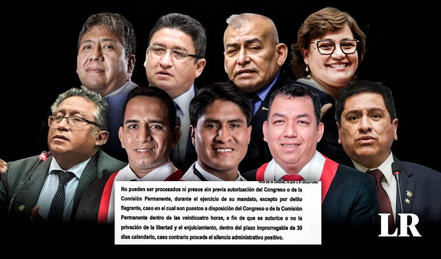  Los nueve que firman la propuesta son investigados en el caso Los Niños. Foto: composición La República<br><br>    