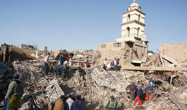  Daños. Terremoto dejó la provincia de Pisco en ruinas. Foto: difusión   
