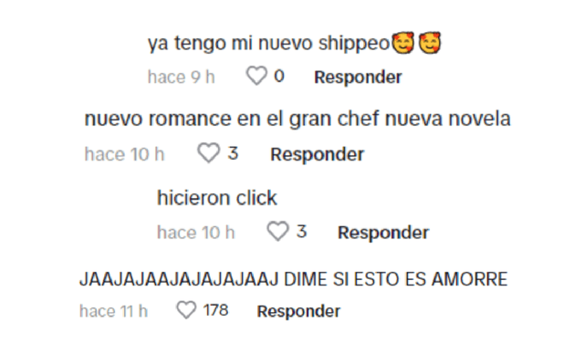  Usuarios reaccionan al nuevo 'romance' entre José Peláez y participante de 'El gran chef'. Foto: TikTok   
