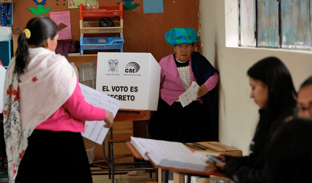 En estas elecciones 2023 en Ecuador no habría exit poll o boca de urna. Foto: AFP   