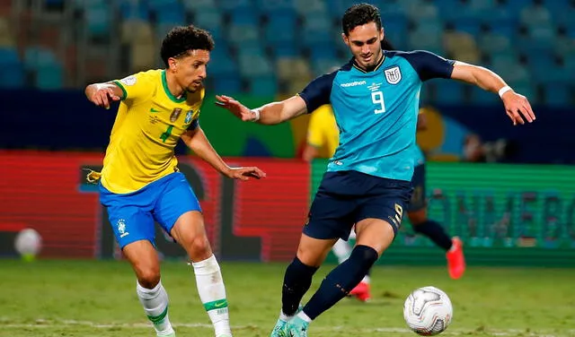  Leonardo Campana jugó la Copa América 2021 con Ecuador, pero no fue considerado para el Mundial. Foto: EFE   