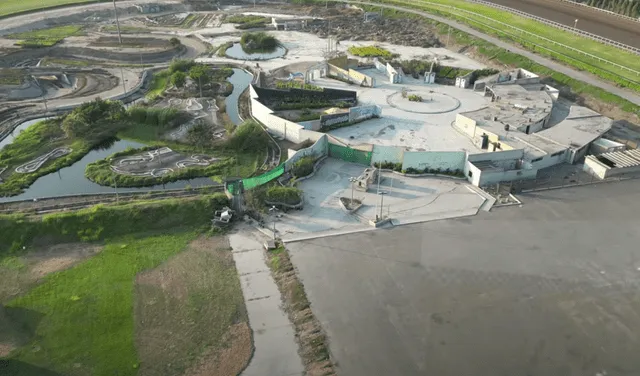  Con el paso del tiempo, fueron retiradas la mayoría de atracciones que había en Daytona Park. Foto: captura de YouTube/AbanDRONE -Aerial Explorer    