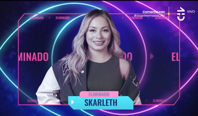 Skarleth es eliminada de el 'Gran hermano Chile'. Foto: Captura/Chilevisión.   