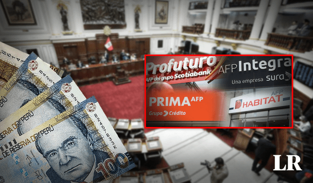  El último proyecto de ley para la liberación de fondos de las AFP fue presentado por el congresista José Luna. En total, hay 11 propuestas que están pendientes de debate en la Comisión de Economía. Foto: composición de JazmínCeras/LR/Andina/Congreso   