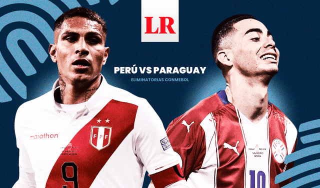 Perú vs. Paraguay: Paolo Guerrero y Miguel Almirón serían titulares en el partido de Eliminatorias 2026. Foto: composición LR   