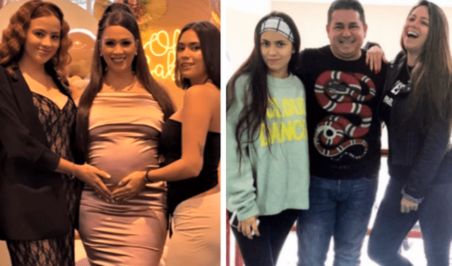  En julio de este año, Melissa Klug halagó a Raúl Marquina por su rol como padre de Gianella. Ambos gozan de una buena relación. Foto: composición LR/Instagram/Melissa Klug   