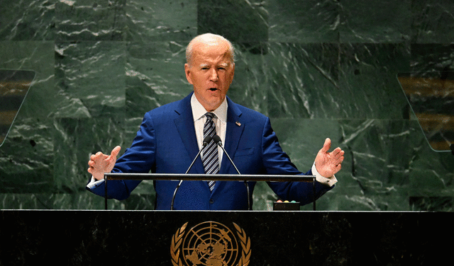 El presidente de Estados Unidos participó en la Asamblea General de la ONU. Foto: AFP   