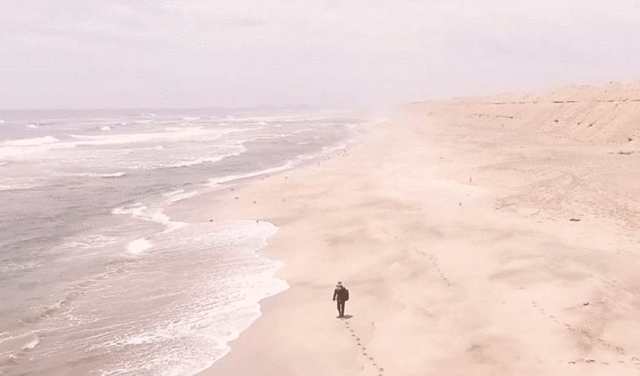 La playa Bolivia Mar se ve desolada luego de 31 años de ser entregada al país andino. Foto: BBC   