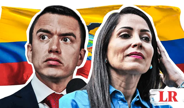 La segunda vuelta de las elecciones en Ecuador 2023 se definirá entre Daniel Noboa y Luisa González. Foto: composición de Fabrizio Oviedo para LR/EFE   