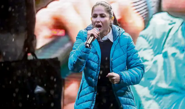 Luisa González es, del movimiento Revolución Ciudadana, que es liderado por el expresidente Rafael Correa. Foto: EFE Luisa González es, del movimiento Revolución Ciudadana, que es liderado por el expresidente Rafael Correa. Foto: EFE