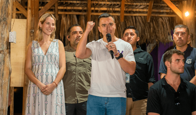 Daniel Noboa es hijo del excandidato a la presidencia y empresario Álvaro Noboa Pontón. Foto: EFE   