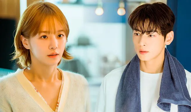 Park Gyu Young y Cha Eunwoo en 'A Good Day to be a Dog'. Foto: composición LR/MBC   