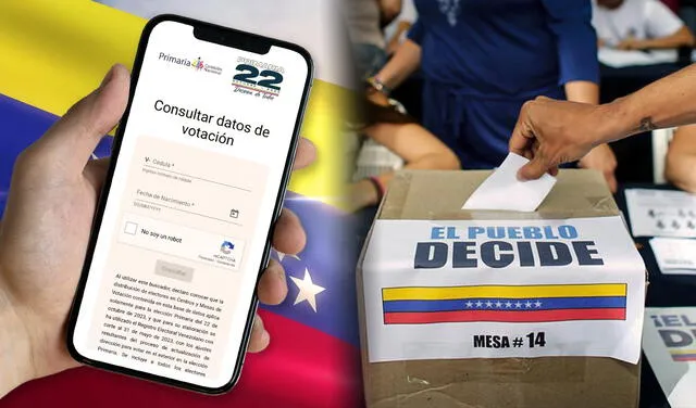 Se espera la participación de más de 20 millones de venezolanos en la Primaria 2023. Foto: composición LR/AP/CNP/Videezy   