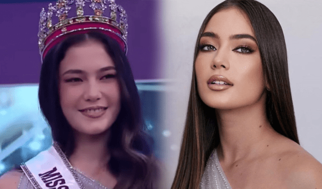 Kyara Villanela viene representando al Perú en el Miss Teen Universe. Foto: composición LR/captura de América TV/Instagram   