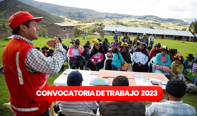  La convocatoria de trabajo del Programa Juntos está disponible hasta el 13 de noviembre. Foto: composición LR/Andina    