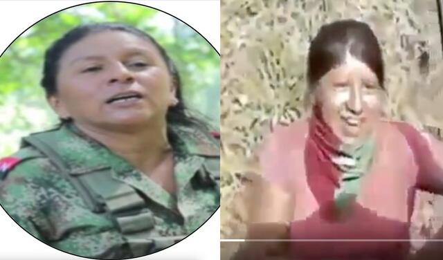 Comparación física entre alias 'Patricia' y la mujer que aparece en el video. Foto: composición / Semana / captura en Twitter   