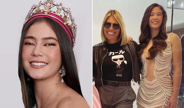 Jessica Newton se lució con Kyara Villanella previo a su viaje a Colombia para participar en el Miss Teen Universe 2023.    