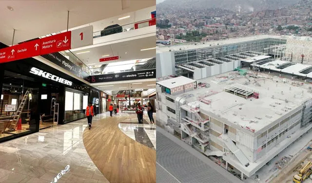 El mall de SJL tardó varios años en ser construido. Foto: composición LR/difusión/Facebook   