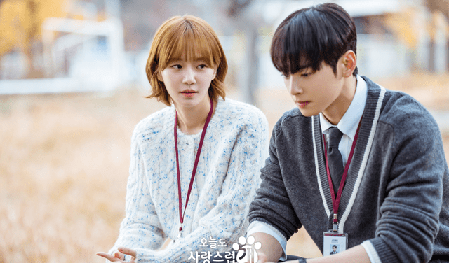  Jin Seo Won y Hae Na, protagonistas de la serie 'A Good Day to be a Dog'. Foto: MBC   