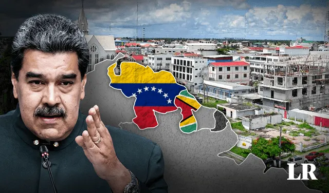  Maduro dijo que es la "primera vez" en "150 años de lucha" por el Esequibo que "se abren las puertas de los centros electorales". Foto: composición LR   